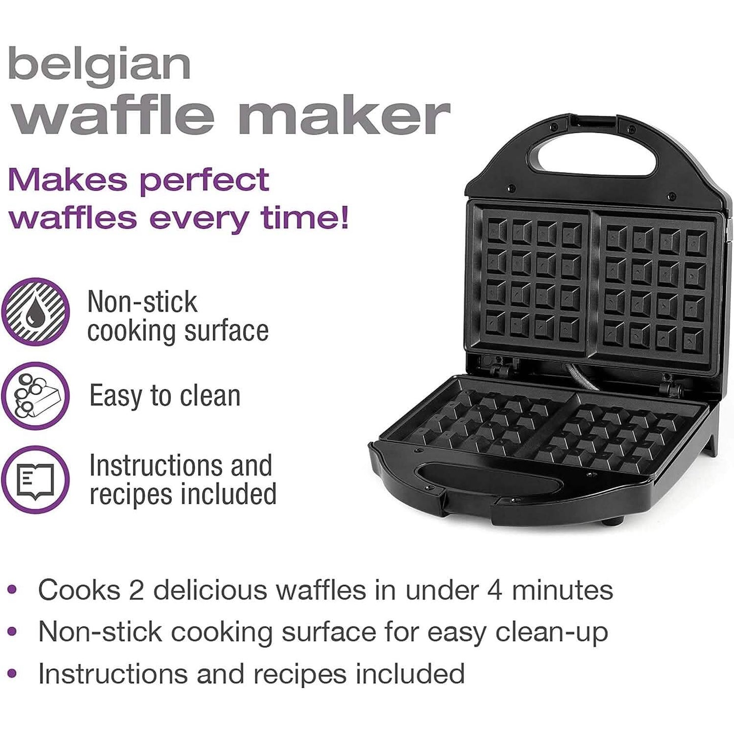 Salton Waffeleisen – Schwarz