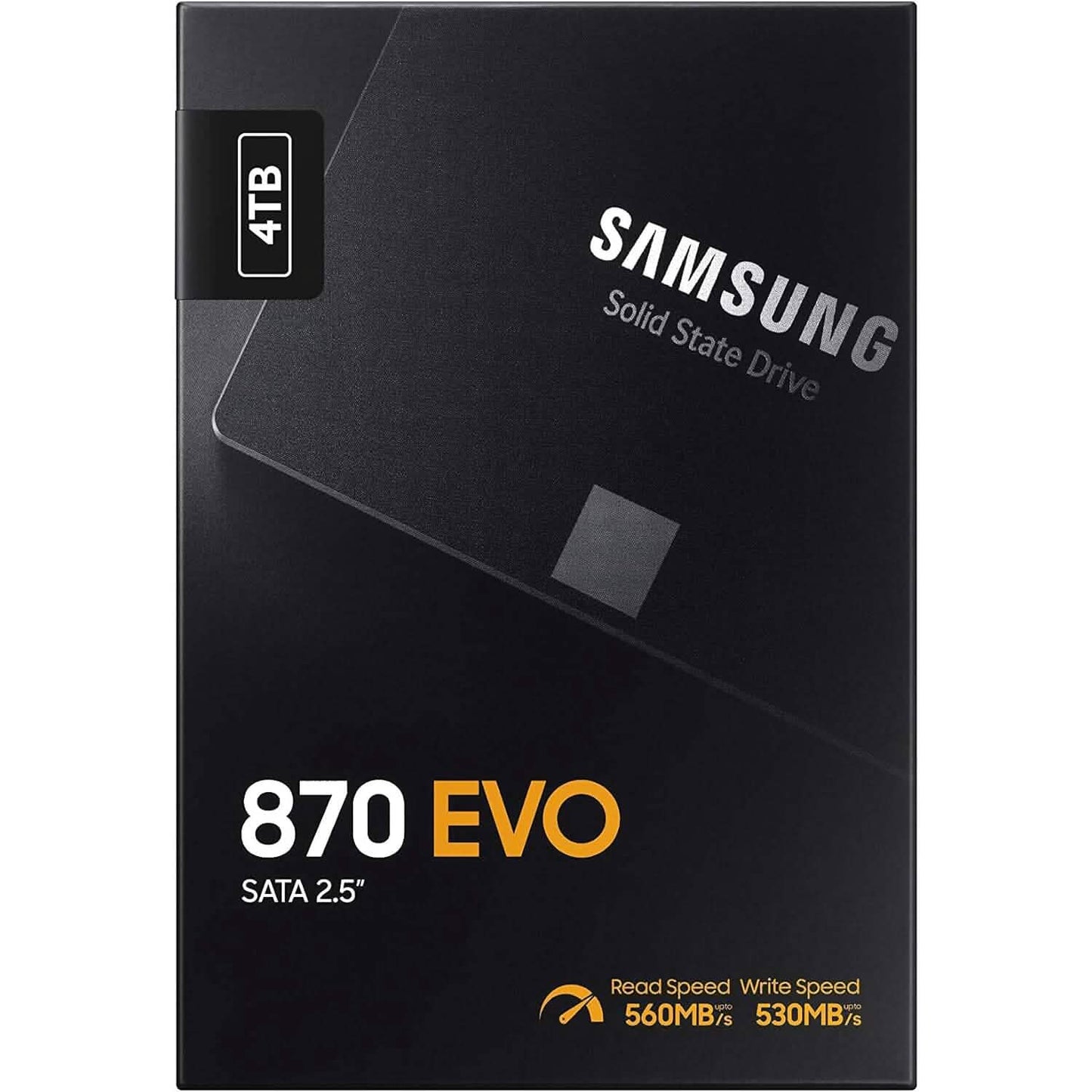 Samsung 870 EVO 4TB 2,5 Zoll SATA III interne SSD (MZ-77E4T0B/AM) (erneuert)