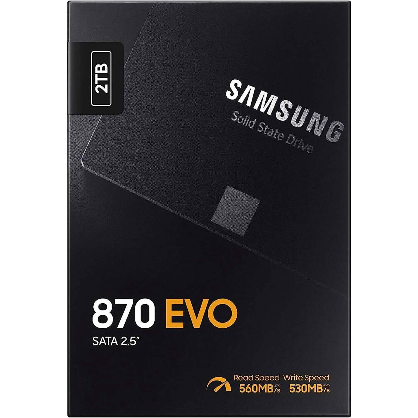 Samsung Electronics 870 EVO 2TB 2,5 Zoll SATA III Interne SSD (MZ-77E2T0B/AM) (Generalüberholt)