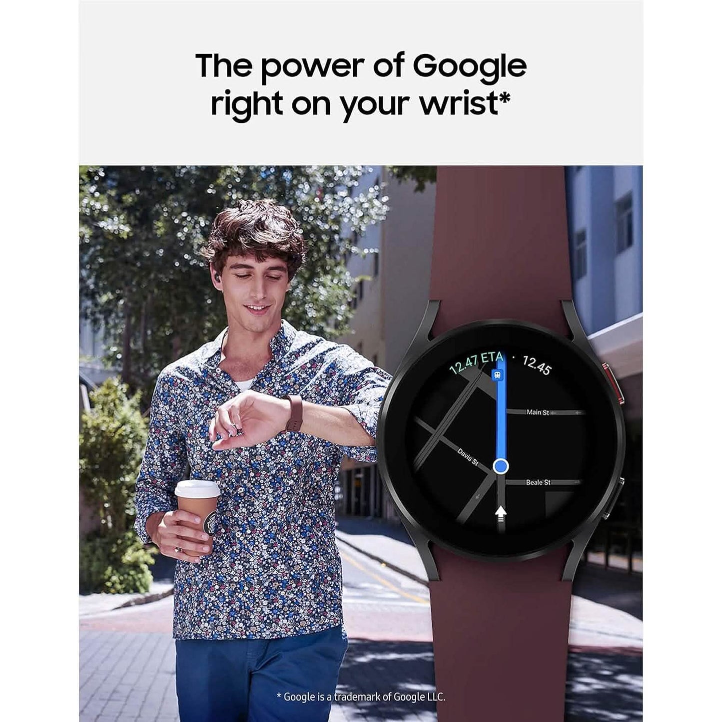 Samsung Galaxy Watch 4 40mm Smartwatch LTE US Version Pink Gold (Generalüberholt)