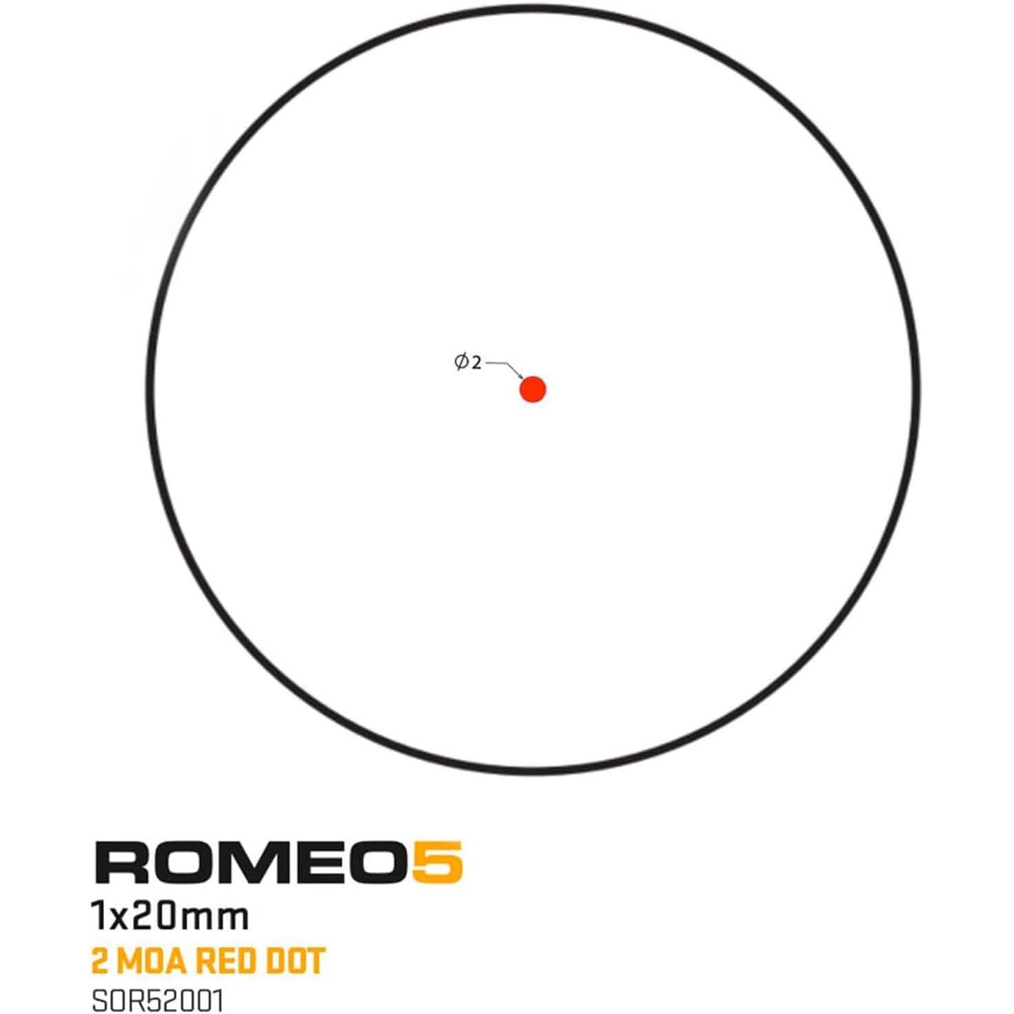 Sig Sauer Romeo5 1X20mm Taktisches Jagdschießen (Generalüberholt)