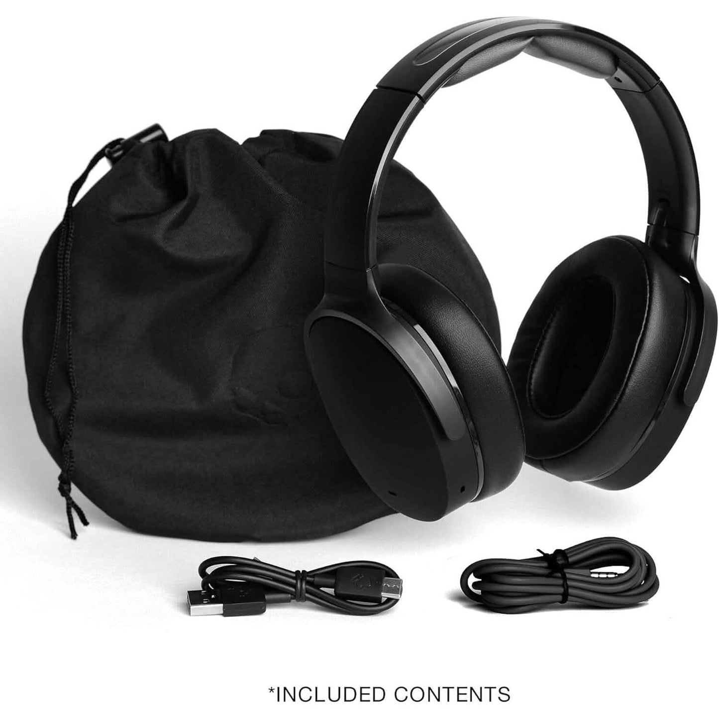 Skullcandy Hesh ANC Kabellose Over-Ear Kopfhörer mit Geräuschunterdrückung – True Black (Generalüberholt)