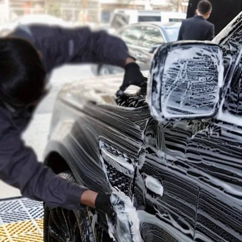 Waschhandschuh aus weicher Wolle für die Autoreinigung