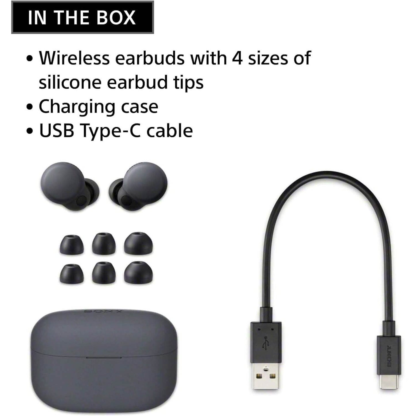 Sony LinkBuds S Truly Wireless Noise Canceling Earbud Headphones with Alexa Built-in (Refurbished)