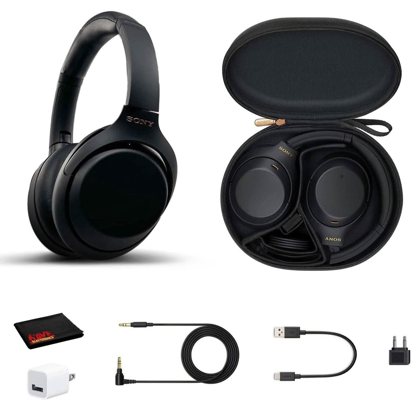 Sony WH-1000XM4 Kabelloser Noise-Cancelling-Over-Ear-Kopfhörer mit Mikrofon (Generalüberholt)
