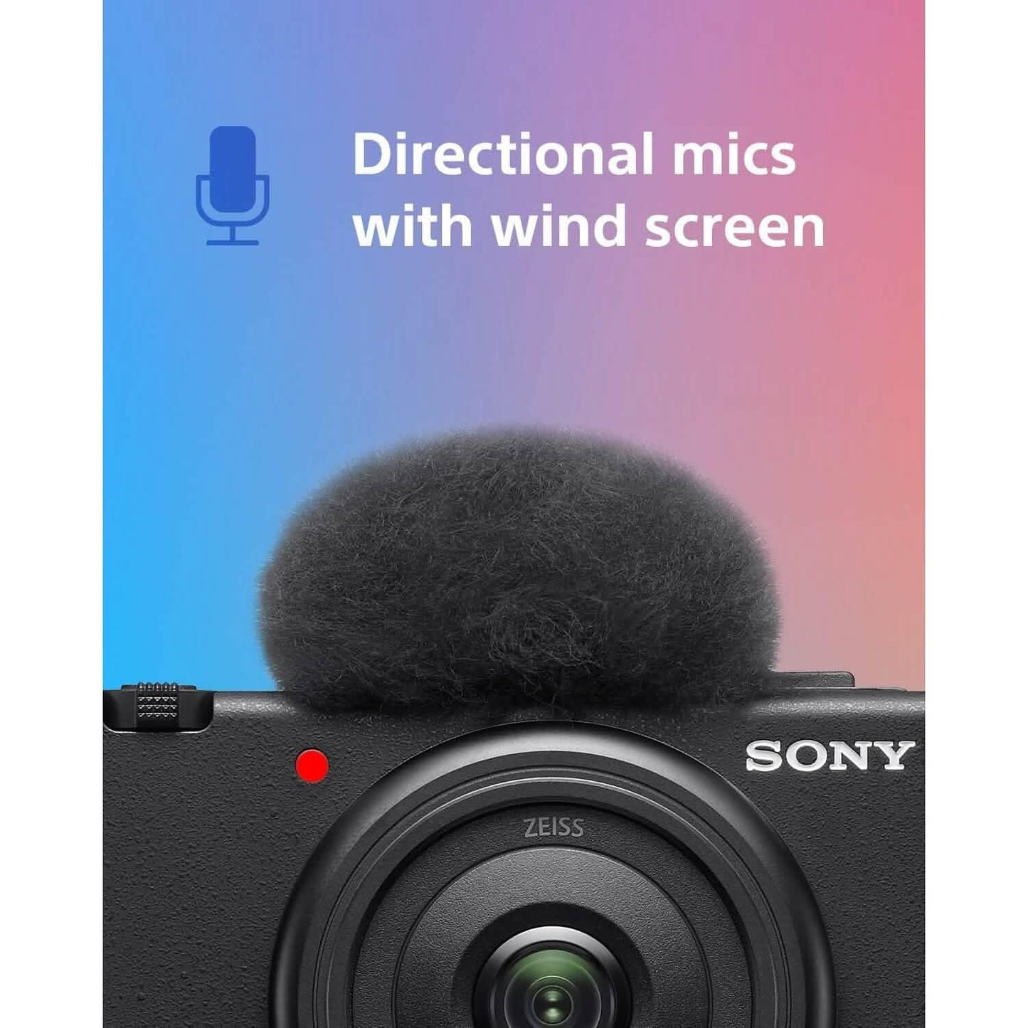 Sony ZV-1F Vlogging-Kamera für Content Creator und Vlogger Schwarz (Generalüberholt)