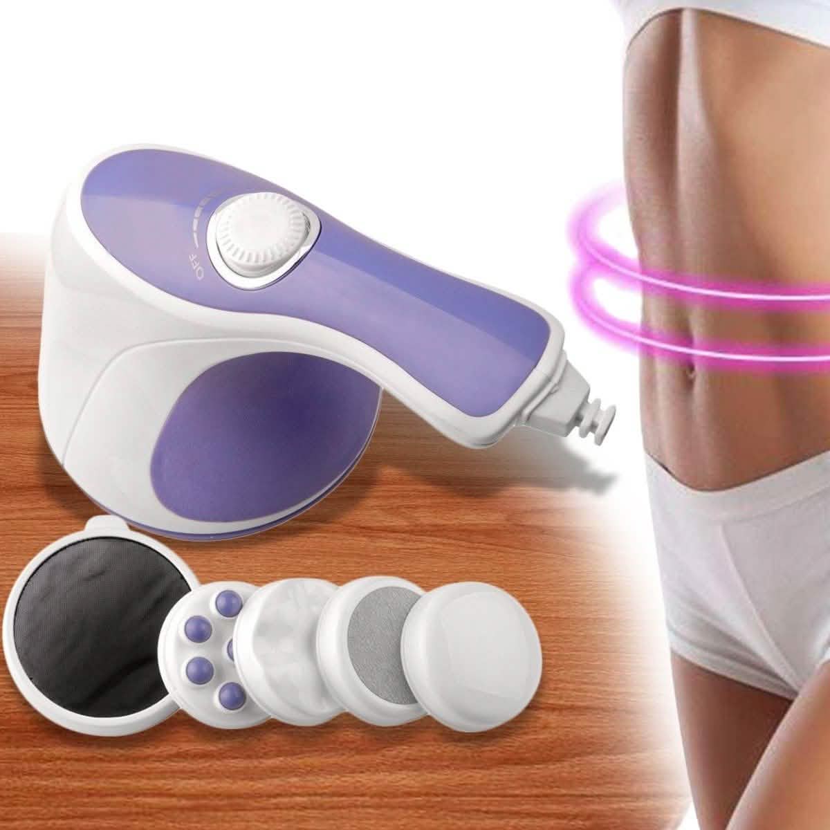 Spin and Tone Anti-Cellulite 5-Kopf-Massagegerät