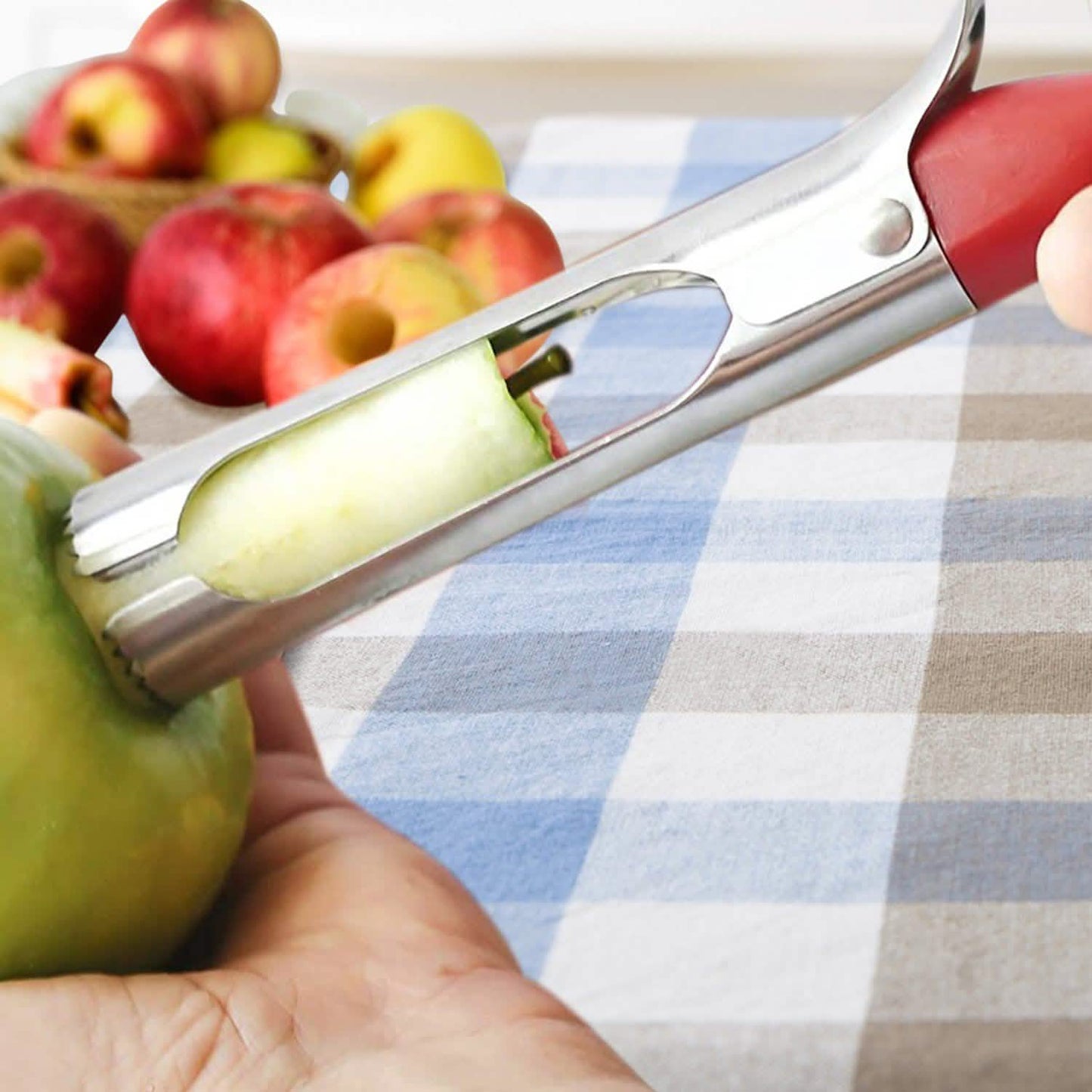 Edelstahl Premium Apfel- und Obstkernentferner