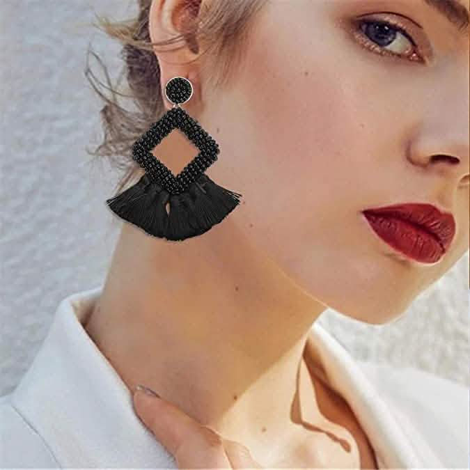 Auffällige Boho-Ohrringe