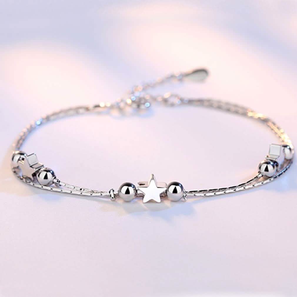 Armband mit Sternanhänger aus Sterlingsilber