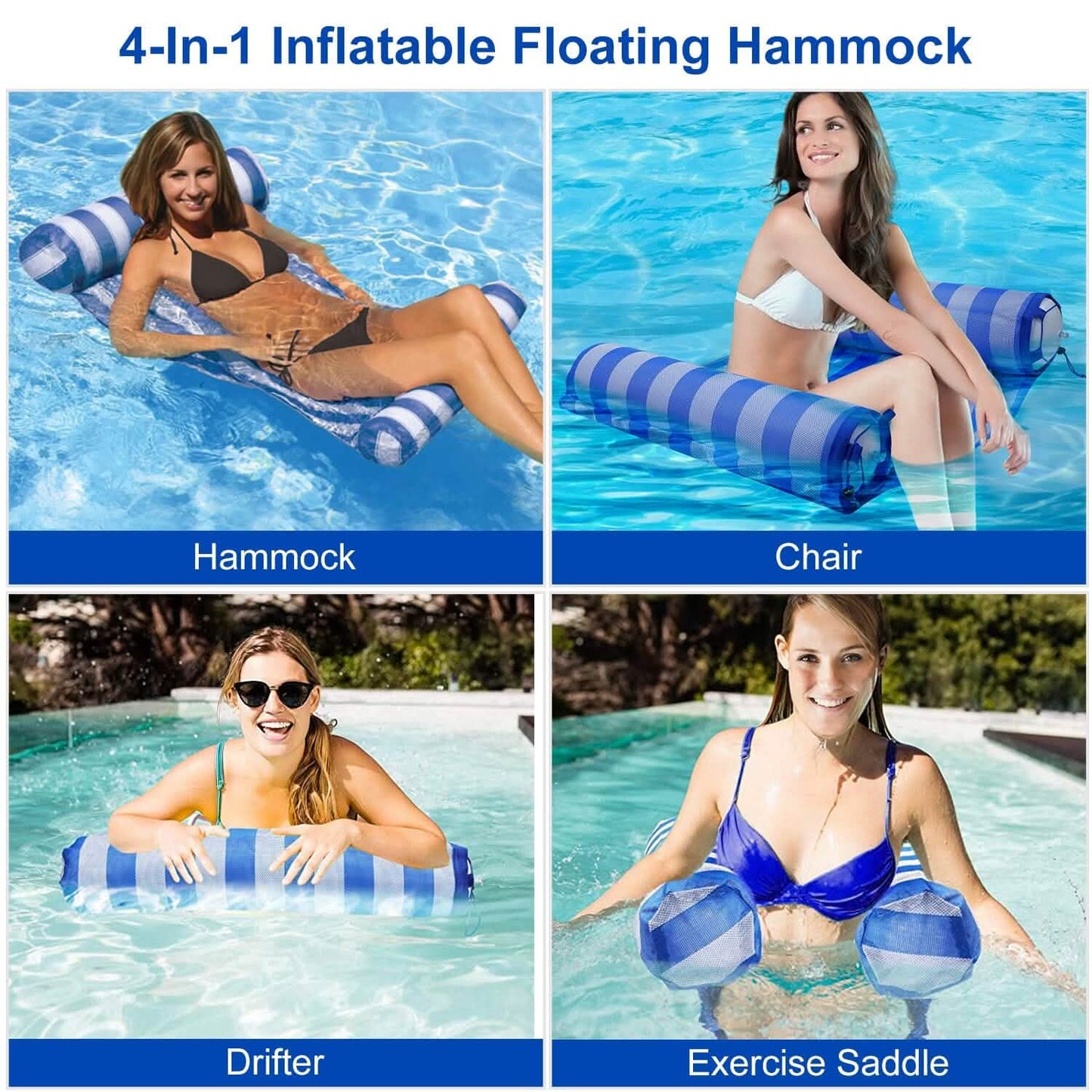 Schwimmbecken-Luftmatratze aufblasbar
