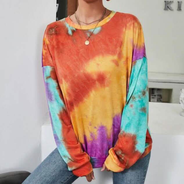 Tie-Dye Oversized Sweatshirt