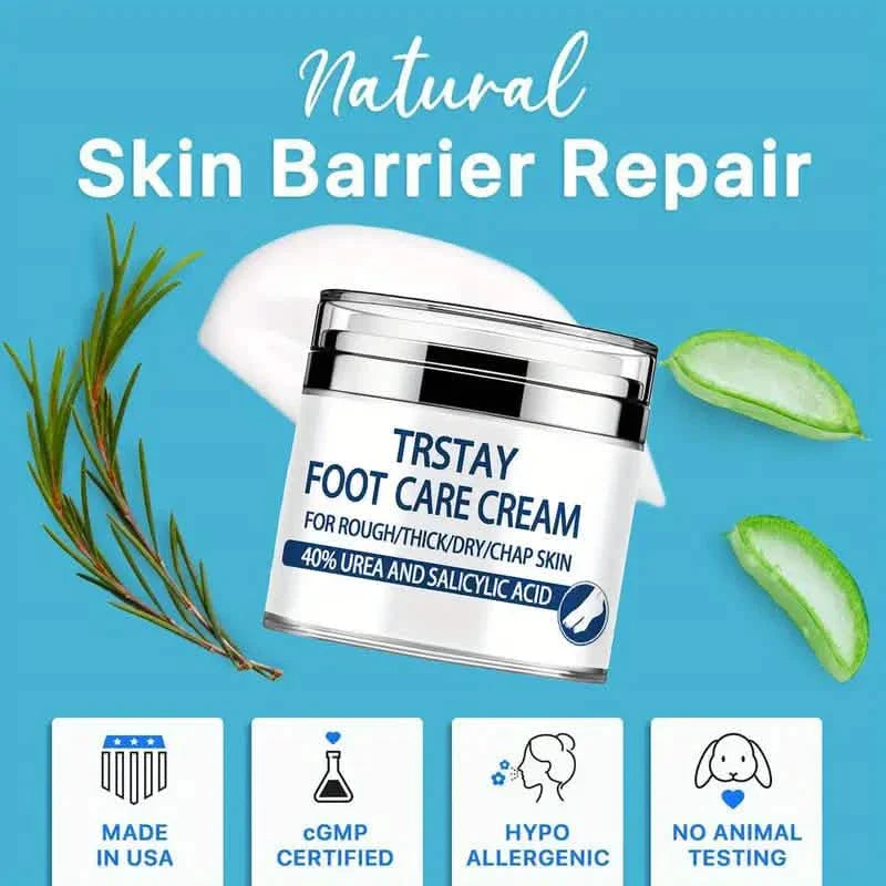 Trstay Fußpflegecreme 50g / Fußcreme 40% Urea und Salicylsäure