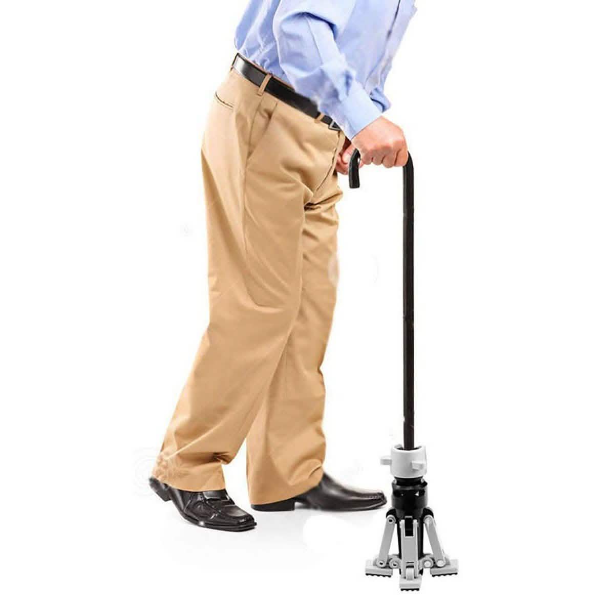Ultra-Grip-Gehstock-Begleiter mit Anti-Schock-Federn