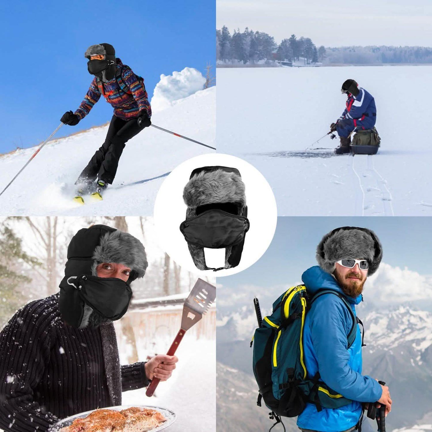 Unisex Winter-Fliegermütze