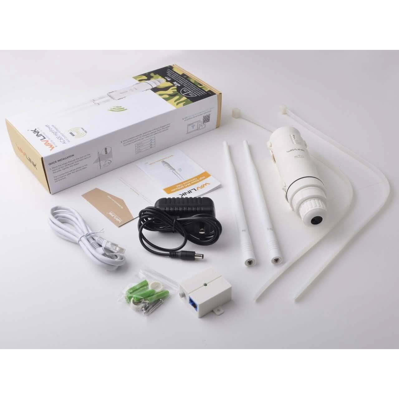 WAVLINK Outdoor WLAN Repeater AC600 Hochleistungs-WLAN-Repeater für den Außenbereich, wetterfest (Generalüberholt)
