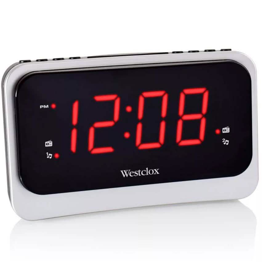 Westclox Naturklänge Radiowecker mit USB-Ladefunktion