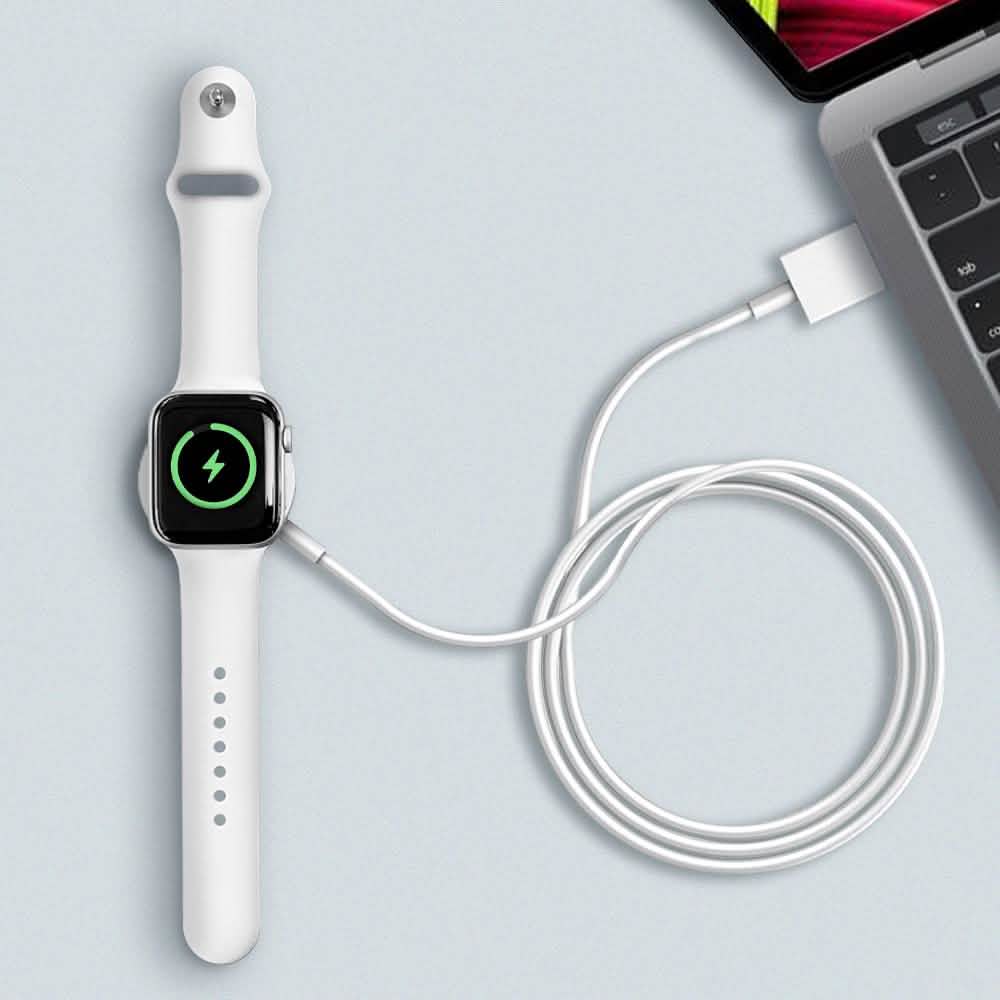 Weißes magnetisches Apple Watch Ladegerät