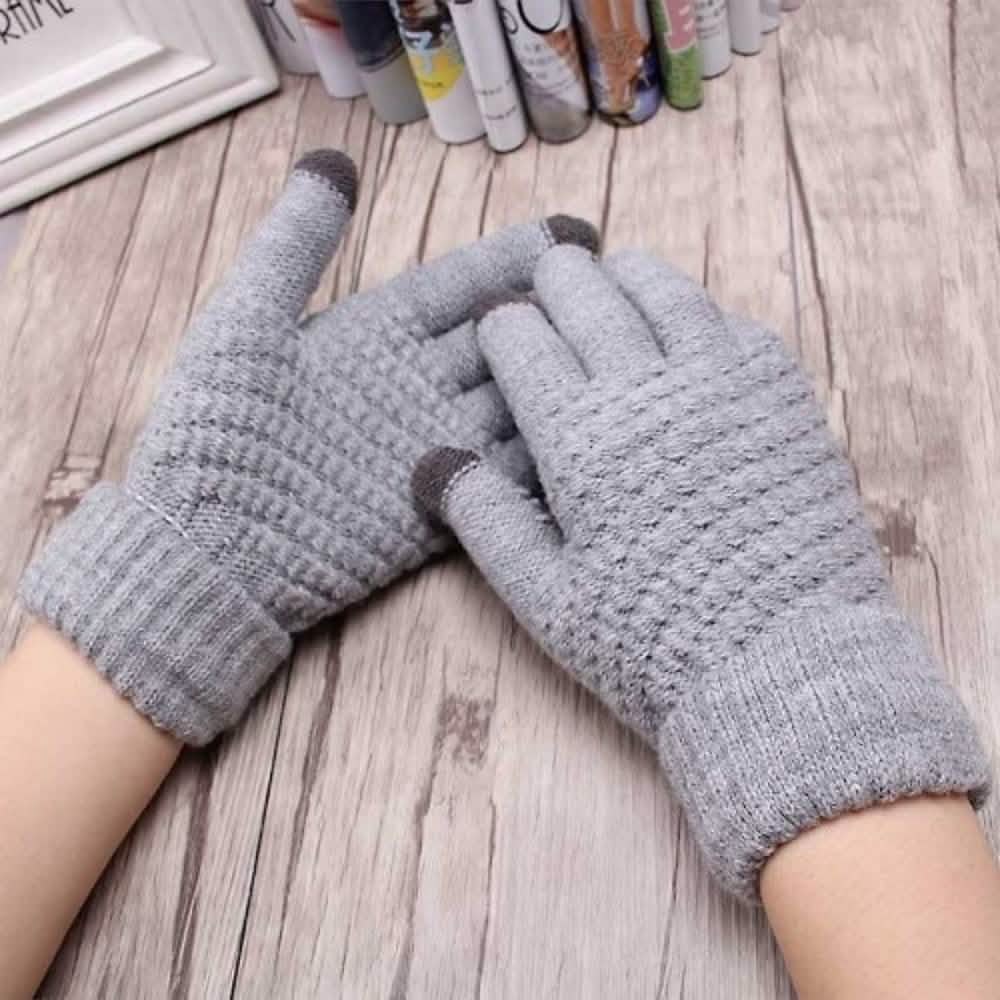 Winter Strickhandschuhe für Touchscreens