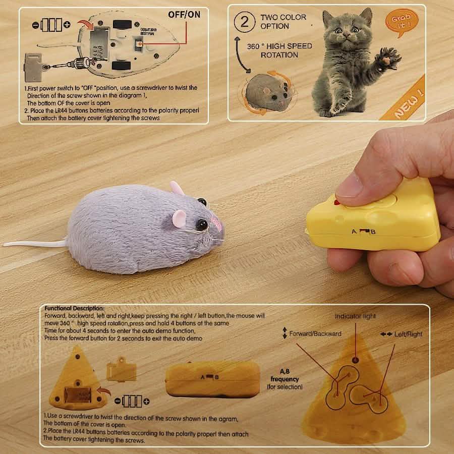 Kabellose elektronische Fernbedienungs-Maus-Spielzeug
