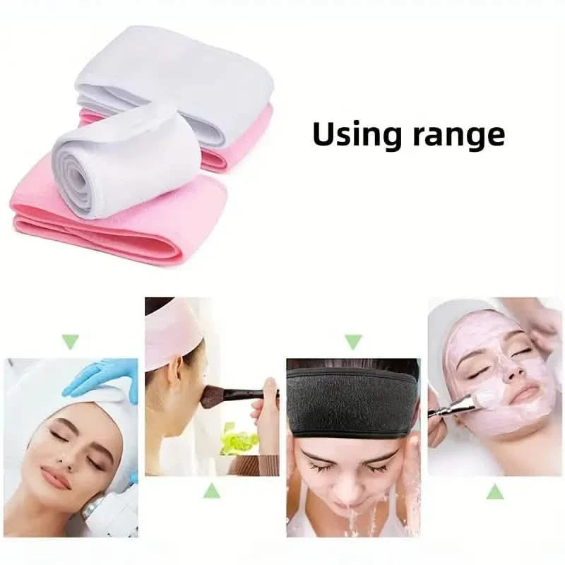 Verstellbares Haarband für Damen mit weichem, rutschfestem Kopftuch für Make-up