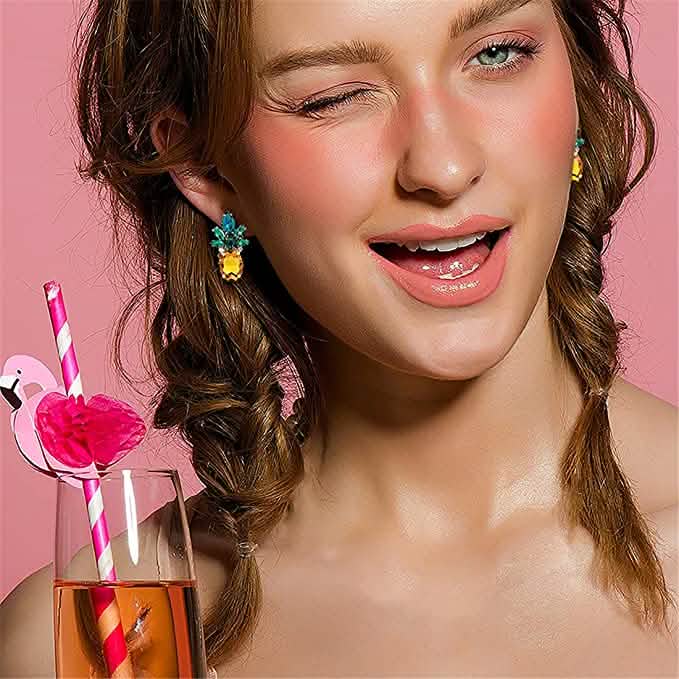 Damen-Ananasohrringe