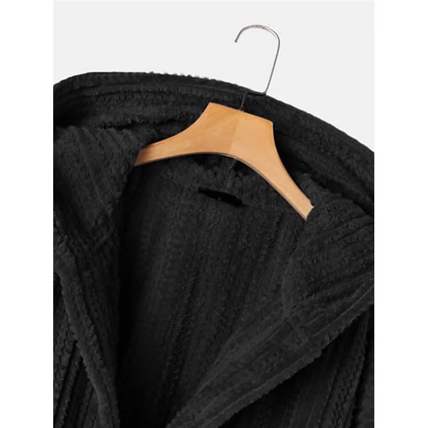 Damen Plus Size Mantel mit Knopfleistentaschen