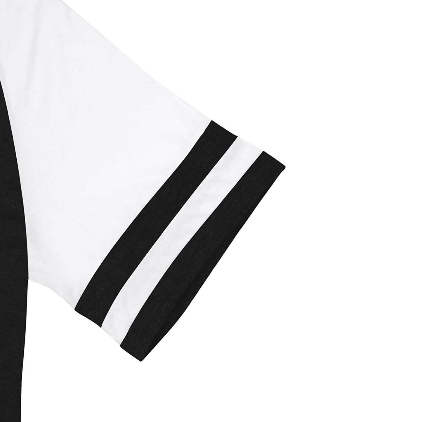 Damen Kurzarmshirt Rundhals Color Block