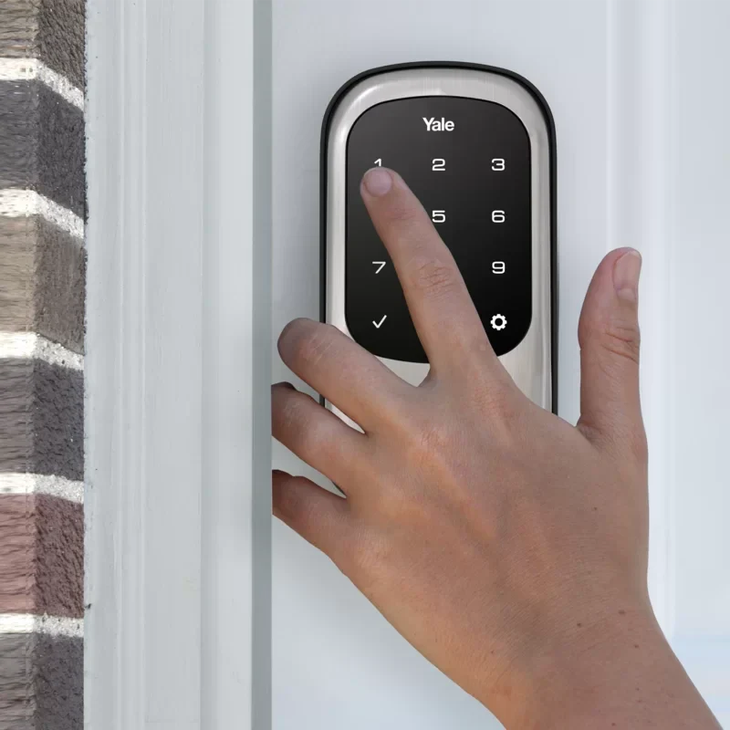 Yale Real Living Keyless Touchscreen Stand Alone Deadbolt Lock mit Z-Wave YRD110-ZW-605