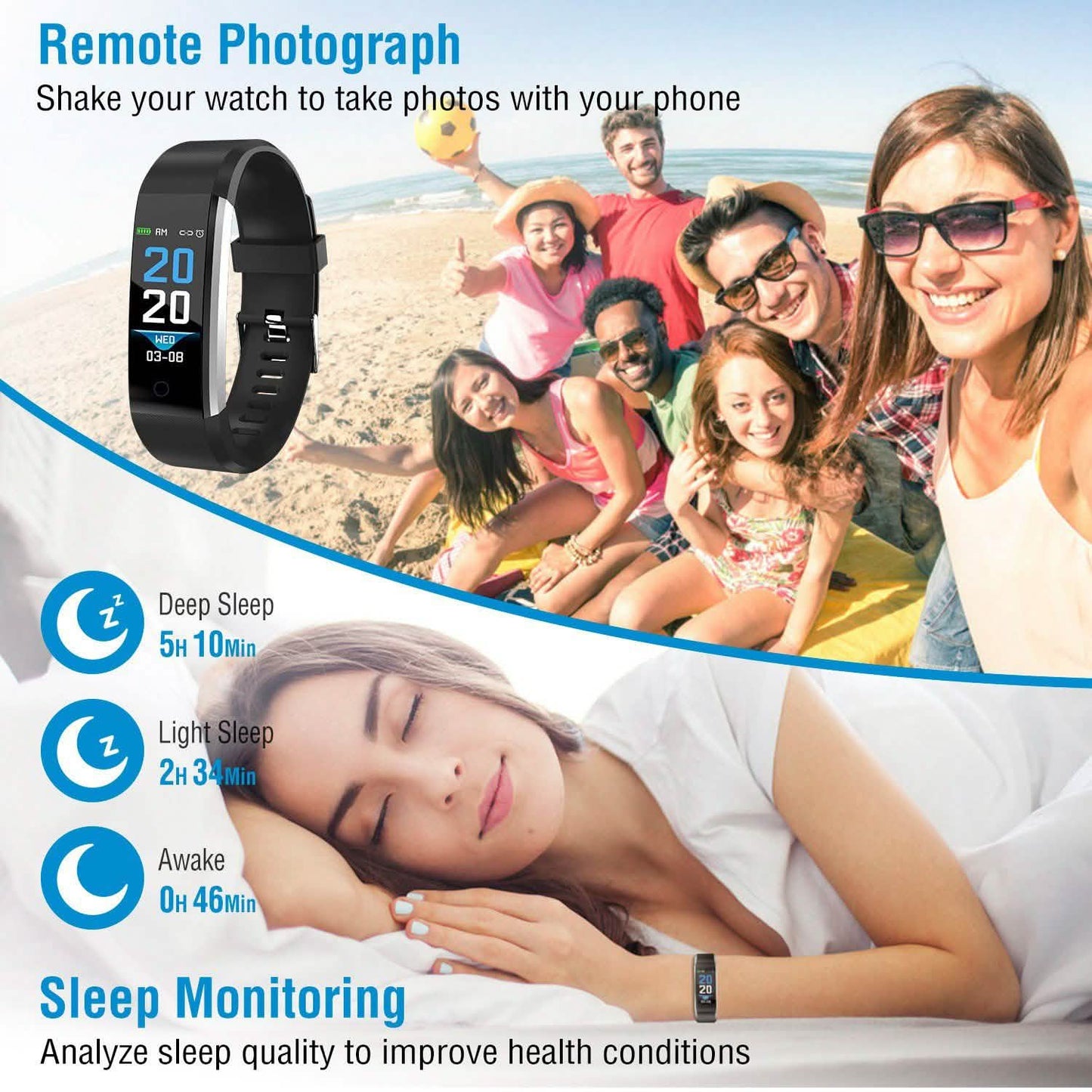 0,96-Zoll-Fitness-Tracker