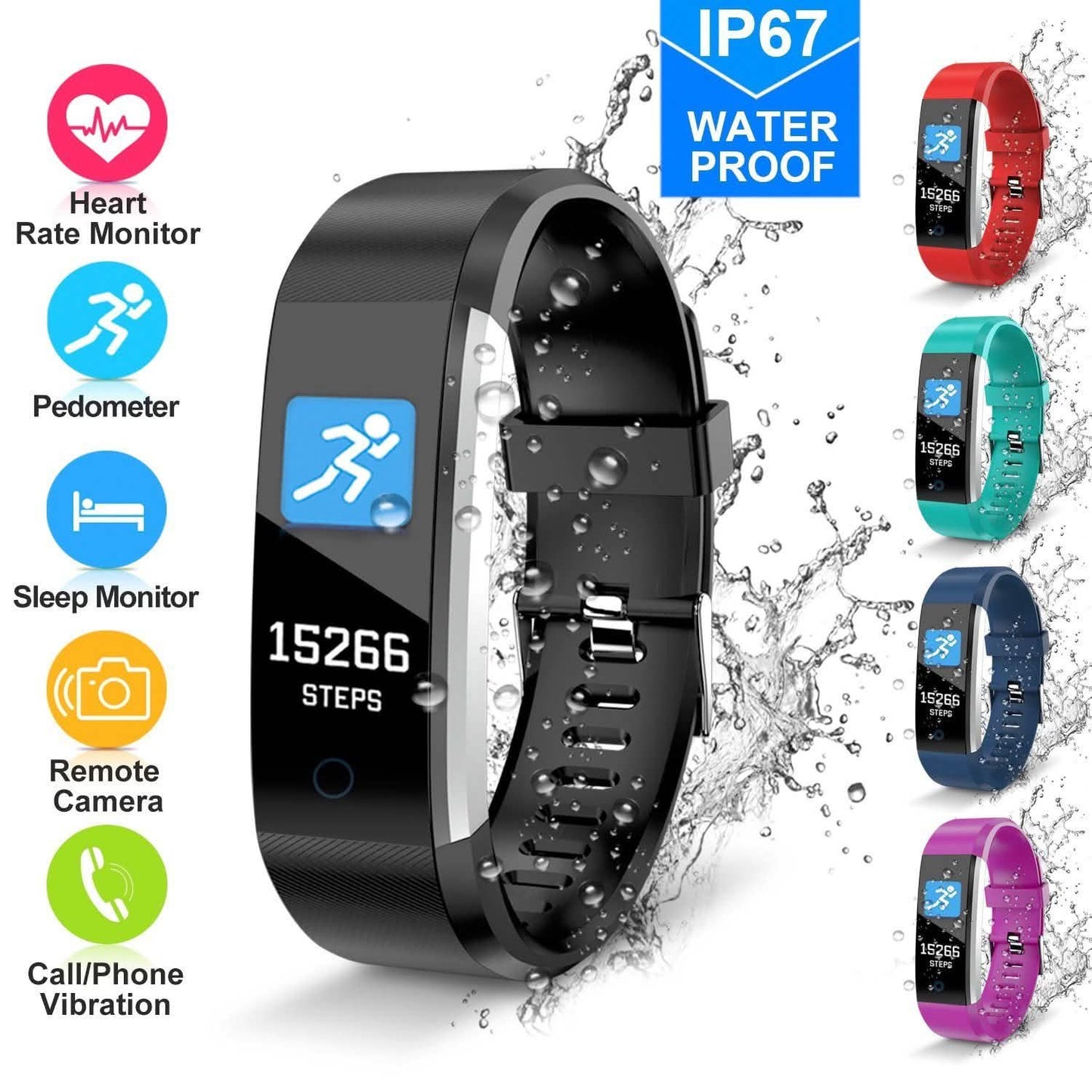 0,96-Zoll-Fitness-Tracker