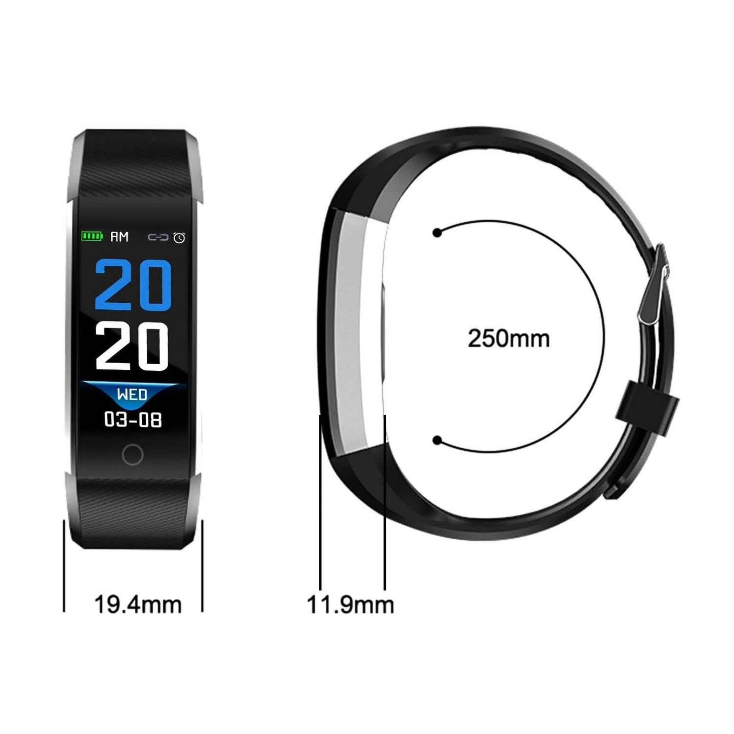 0,96-Zoll-Fitness-Tracker