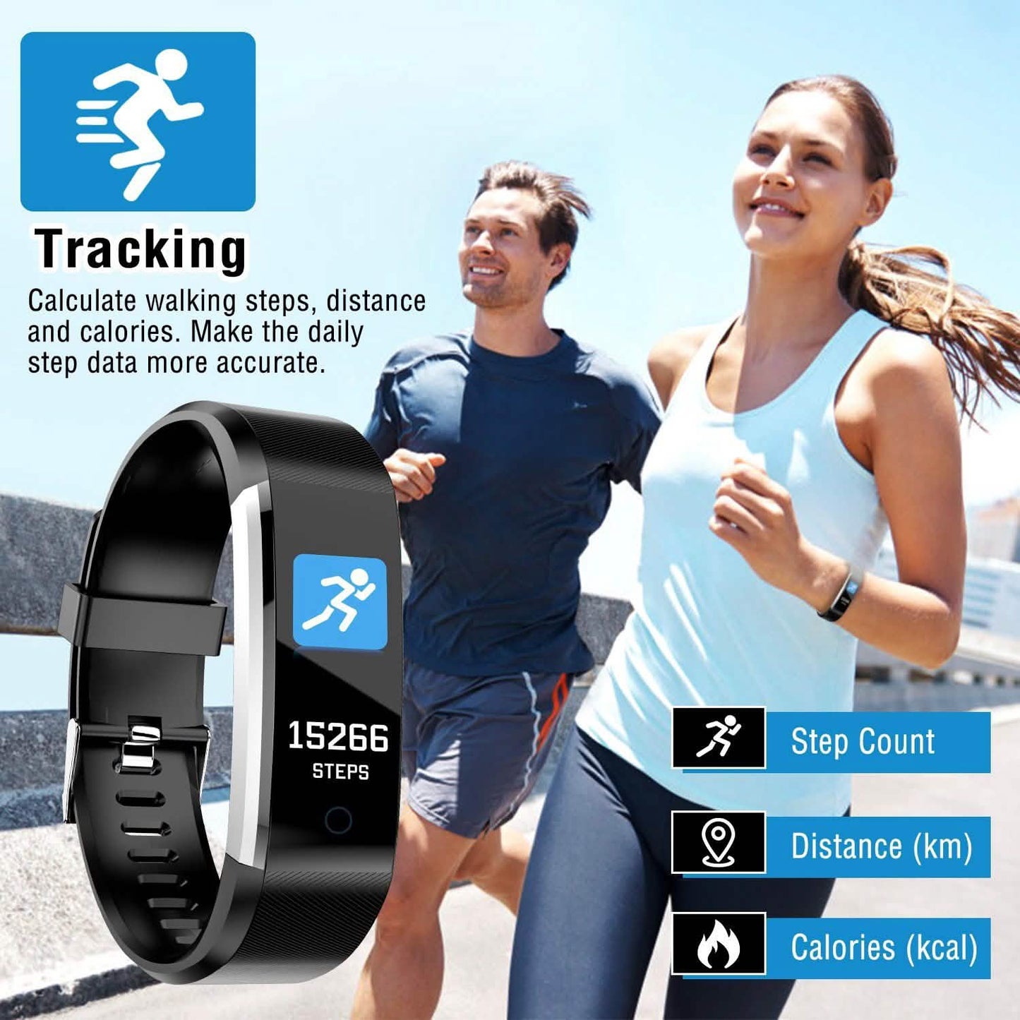 0,96-Zoll-Fitness-Tracker