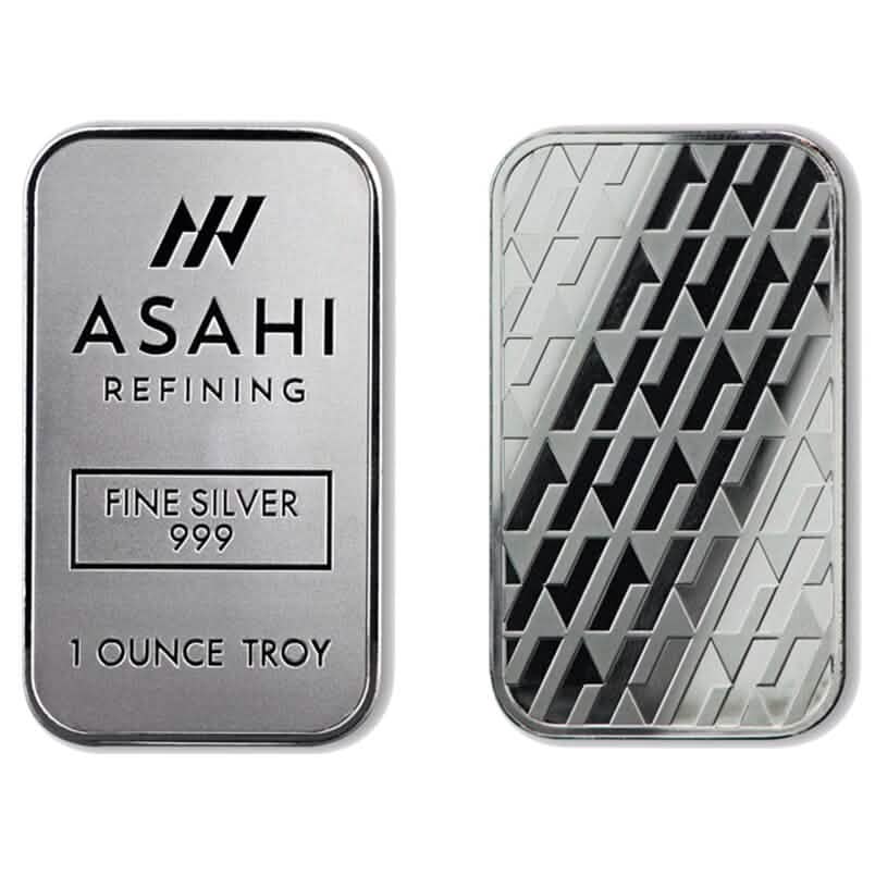 1 oz Silberbarren - Asahi .999 Feinsilber