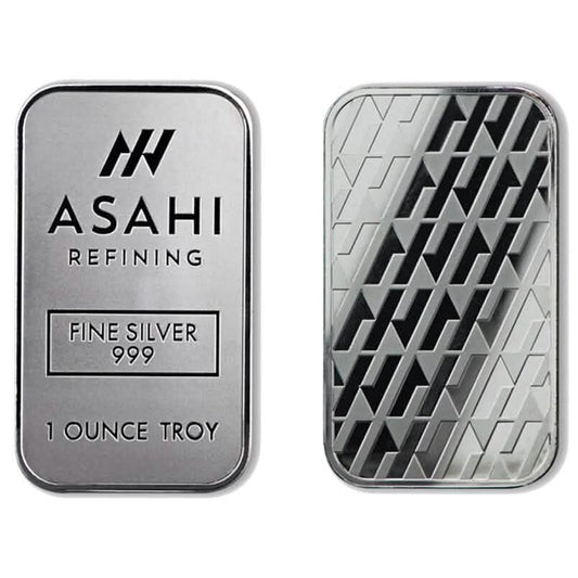 1 oz Silberbarren - Asahi .999 Feinsilber