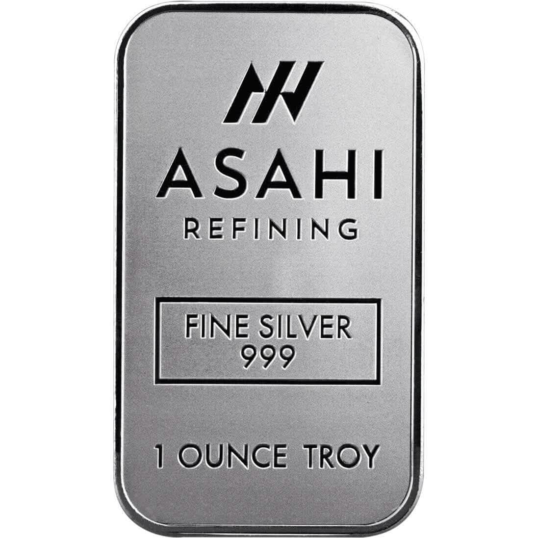 1 oz Silberbarren - Asahi .999 Feinsilber