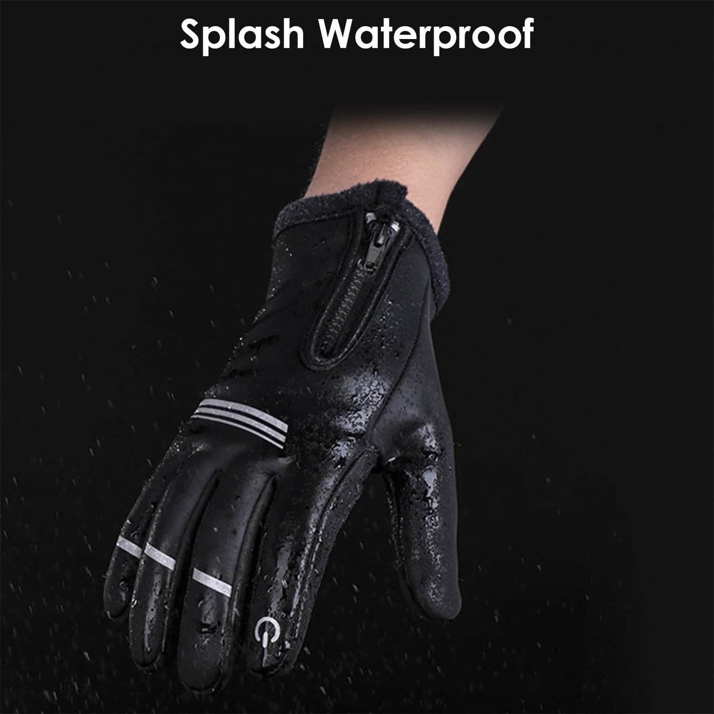 1-Paar: Winter-Touchscreen-Thermische Handschuhe