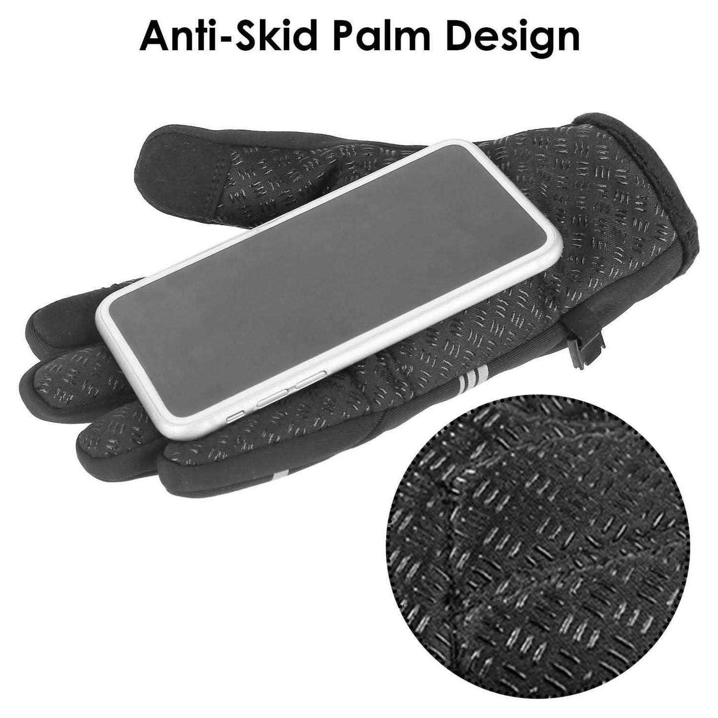 1-Paar: Winter-Touchscreen-Thermische Handschuhe