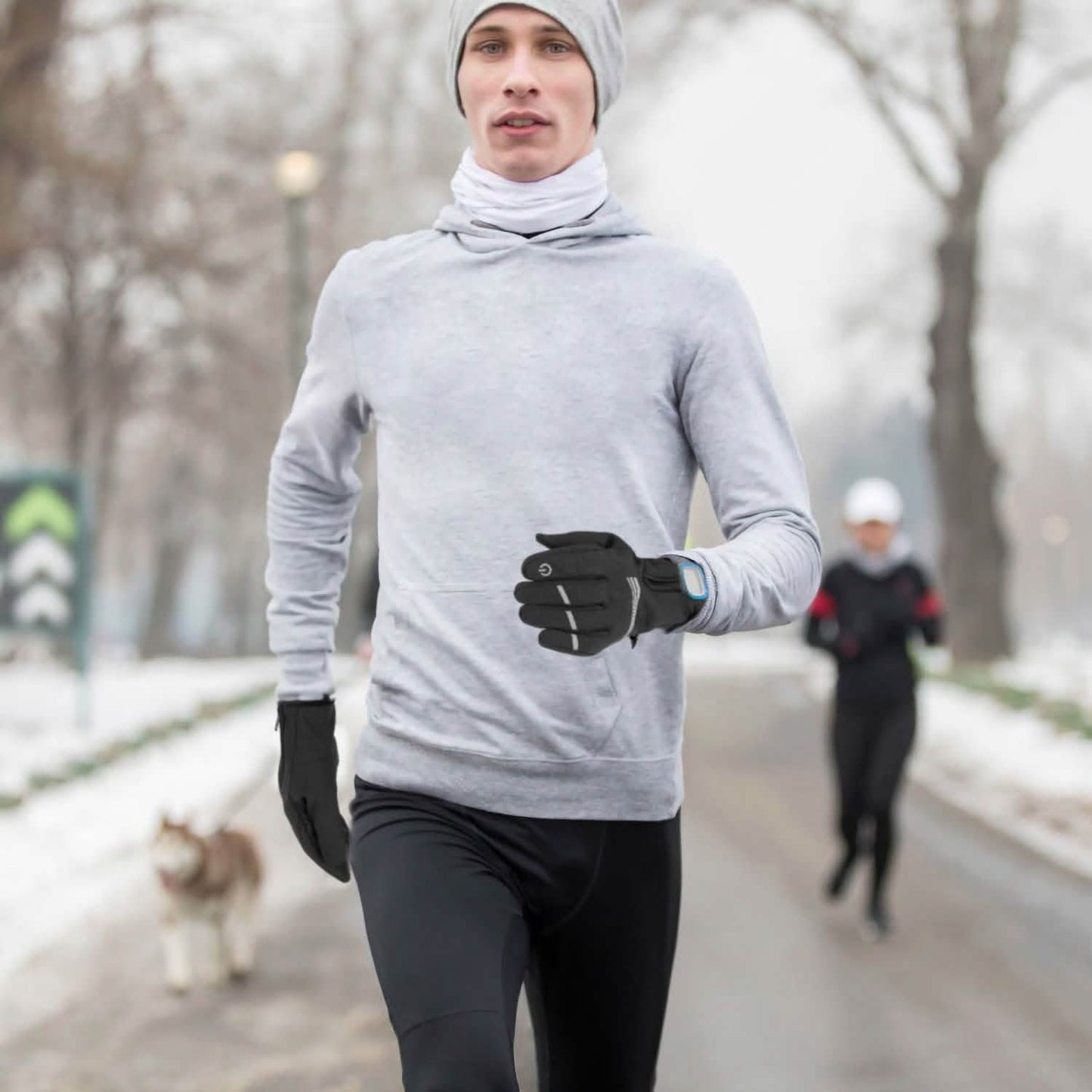 1-Paar: Winter-Touchscreen-Thermische Handschuhe