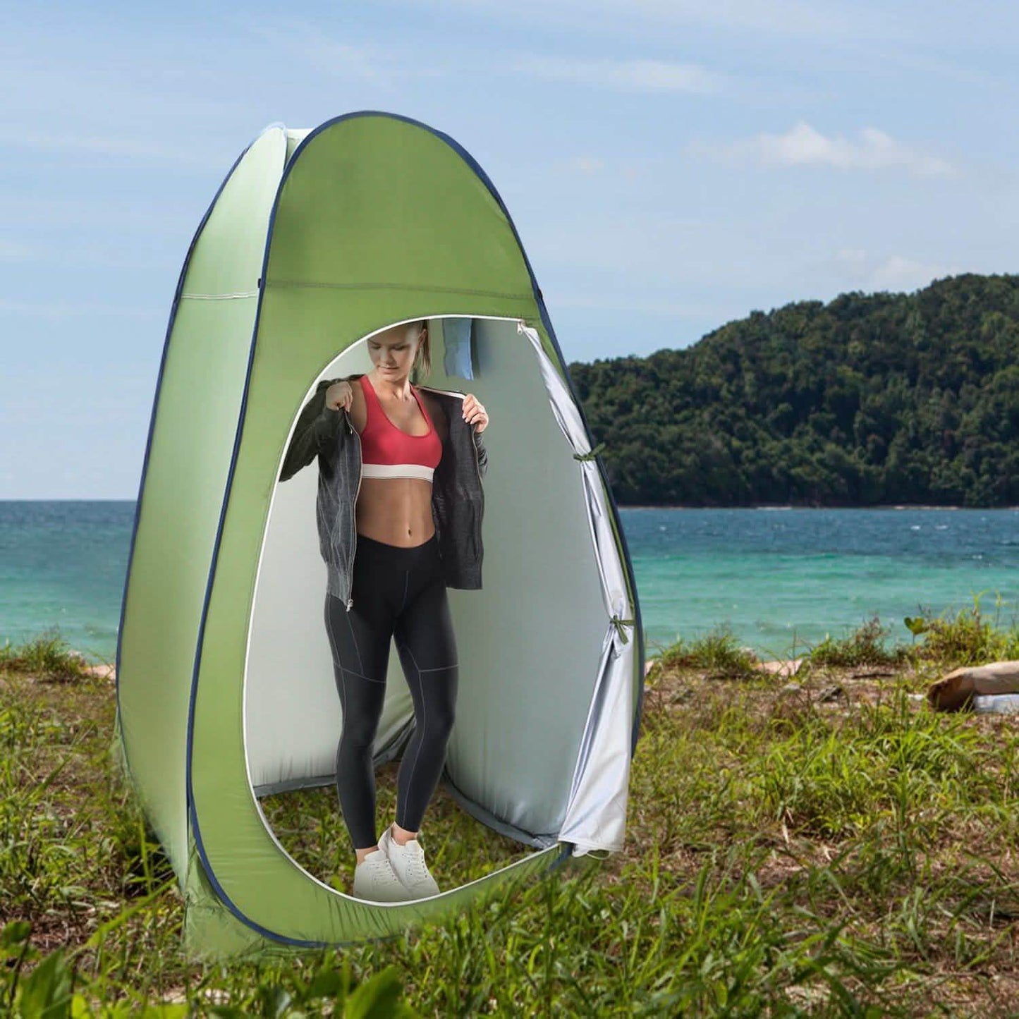 Pop-Up Toilettenzelt für draußen