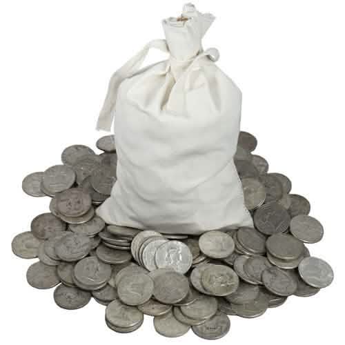 1 Troy Pfund Mischung 90% Schrottsilbermünzen US Mint Vor 65 Los 2