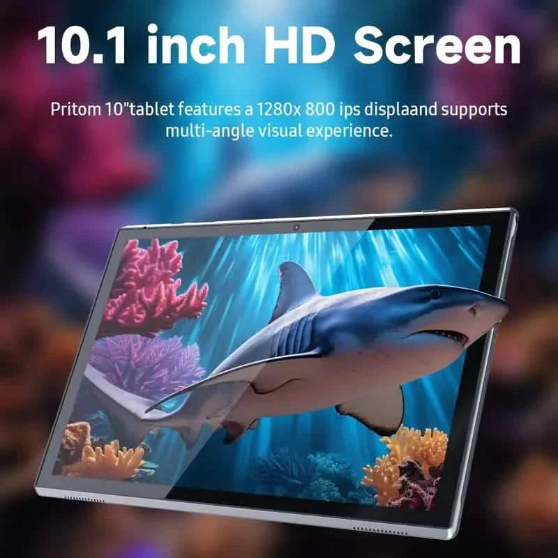 10-Zoll-Android-12-Tablet mit 32 GB + 4 GB RAM und Vorder- und Rückkameras