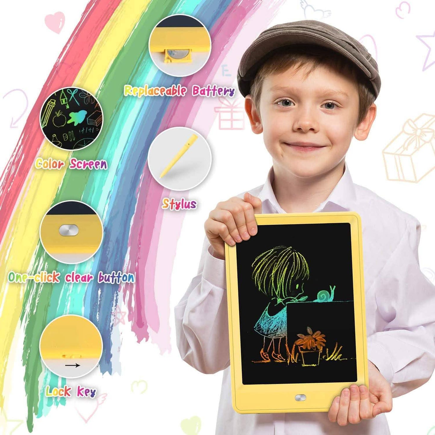 10-Zoll-LCD-Schreibtafel