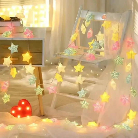 10er Lichterkette „Crack Star“
