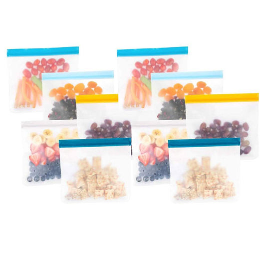 10er-Pack: Wiederverwendbare 32 oz Ziplock-Beutel von Keeper