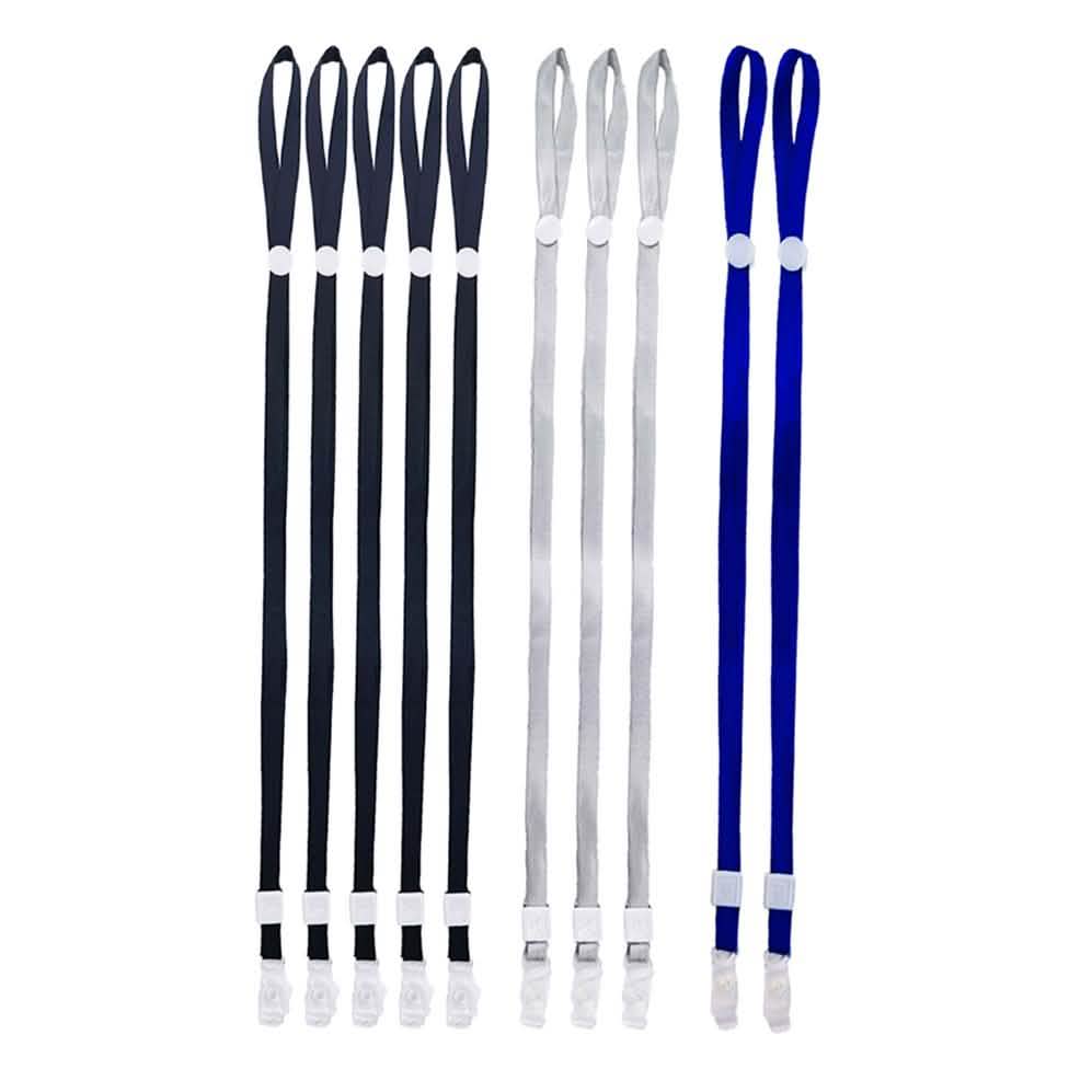 10er-Pack: Verstellbarer Gesichtsmasken-Ohrschoner, Ausweishalter, CDC-Kartenhalter-Lanyards