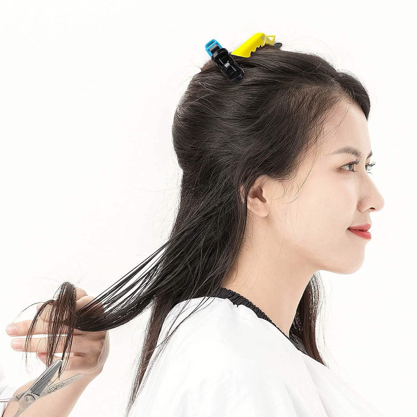 10er-Pack: Krokodilklemmen für Haare