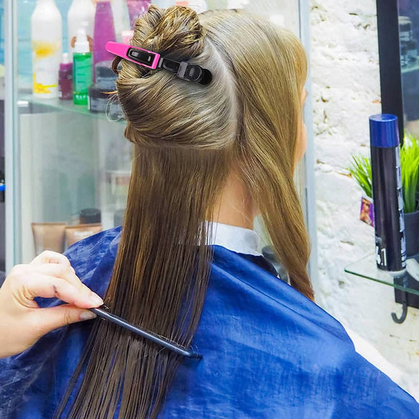 10er-Pack: Krokodilklemmen für Haare