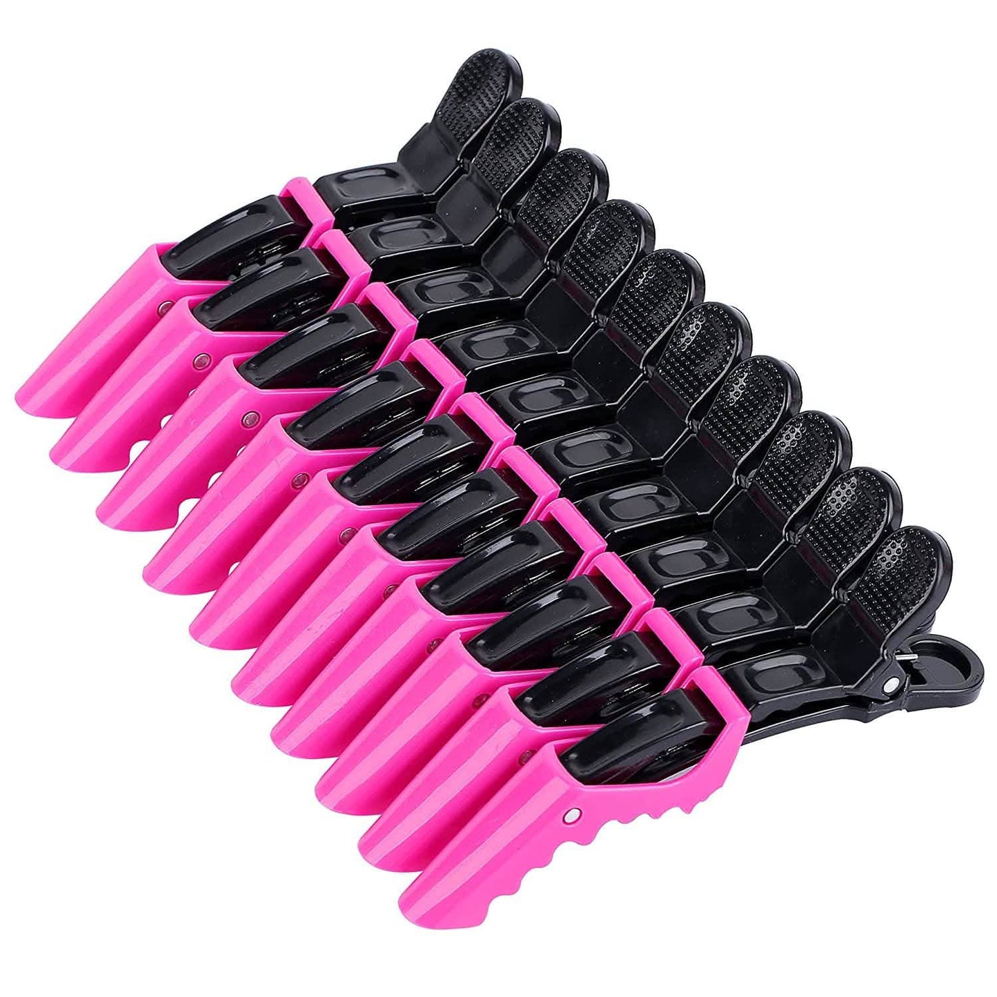 10er-Pack: Krokodilklemmen für Haare