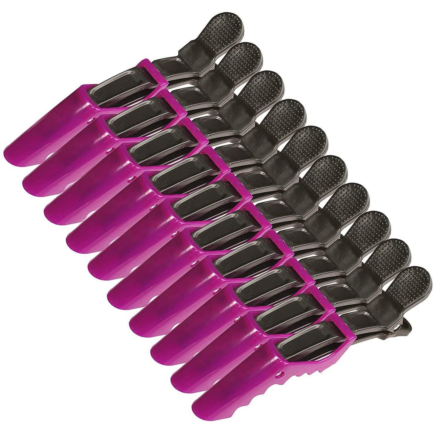 10er-Pack: Krokodilklemmen für Haare